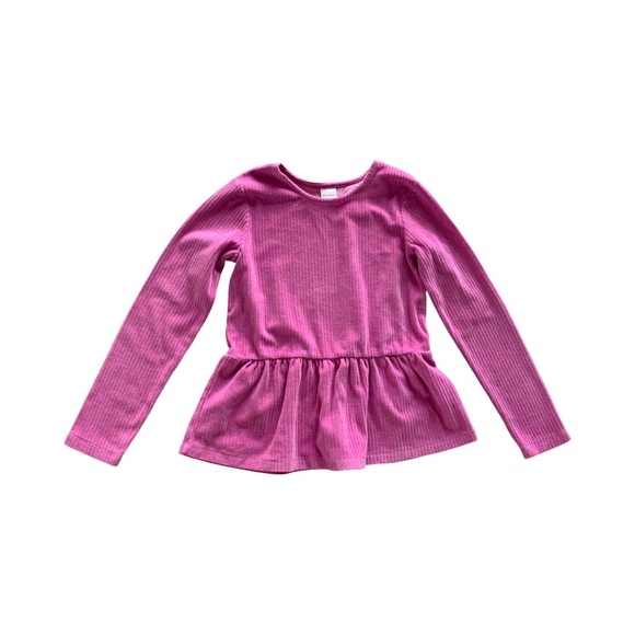 Hanna Andersson Ribbed Velour Top Size 12 - Picture 1 of 3